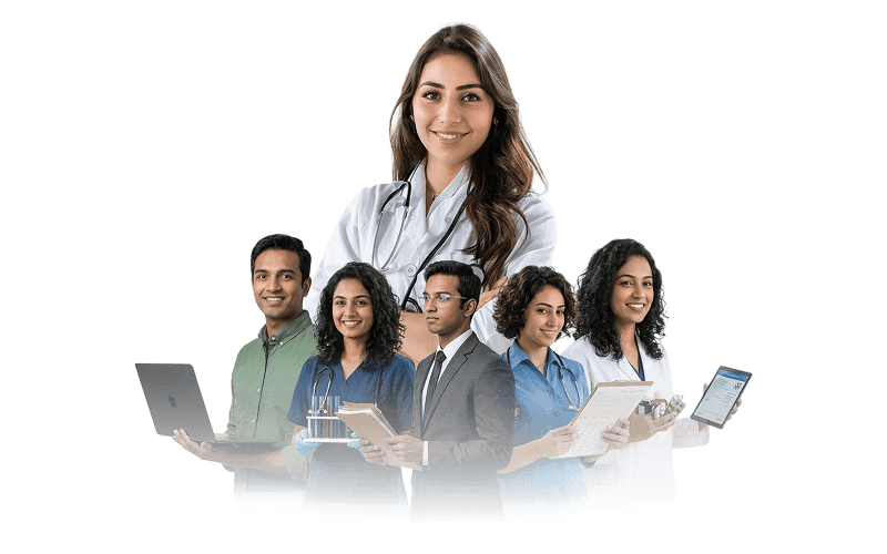 Students with career guidance at MSE Consultancy